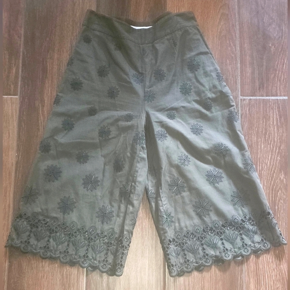 DIANE VON FURSTENBERG DVF Ravi Deep Lichen Coulettes Celebrity Size 4 NWT $268